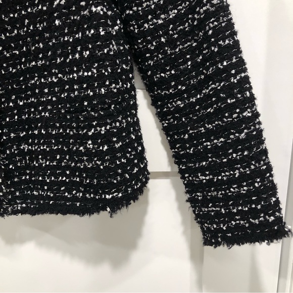 club Monaco black and white blazer jacket. Size 00. - Picture 3 of 7